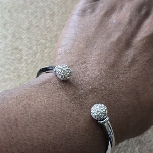 Charter Club Elegant Silver Crystal Bracelet New Women